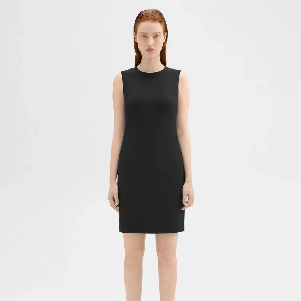 Theory Sleeveless Fitted Dress - 4 - Picture 1 of 4